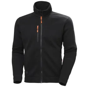 Strick-Fleecejacke &quot;KENSINGTON&quot; L, schwarz