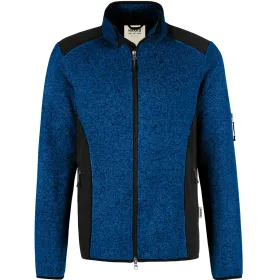 Strickfleece-Jacke &quot;DAWSON&quot; 836 XL, royalblau-meliert