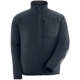 Fleecejacke &quot;HANNOVER&quot; Unique einfarbig schwarzblau, M