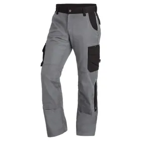 Premium Bundhose BRUNO &quot;Twill 300&quot; 50, grau/schwarz