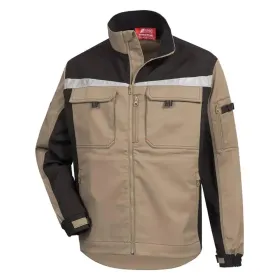 Arbeitsjacke &quot; MOTION TEX PRO FX&quot; khaki/Schwarz, 48