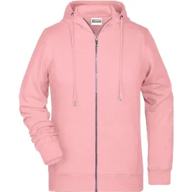Damen Zip Hoody &quot;8025&quot; L, rose-melange