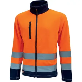 Warnschutz Fleecejacke &quot;BOING&quot; Hi-Light  Orange, XXL (DE size: XL)