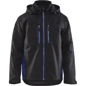 Funktions Winterjacke &quot;4890&quot; L, schwarz/kornblau